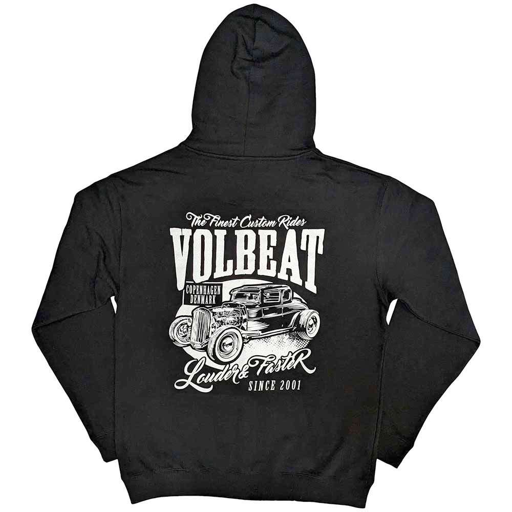 Volbeat - Louder And Faster Zip hoodie - Black